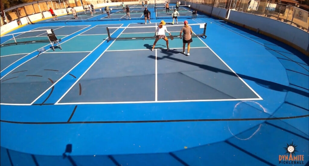 pickleball players
